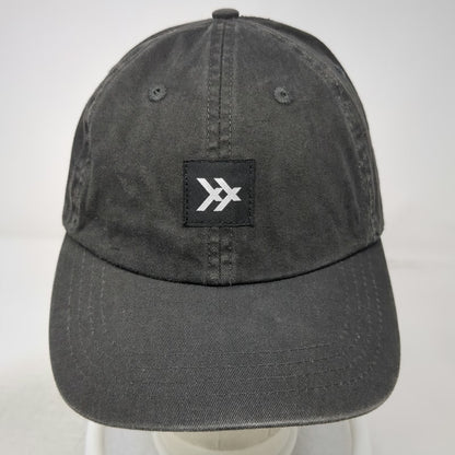 Fabletics Baseball Cap Gray One Size Checkerboard Strap Adjustable Cotton Hat