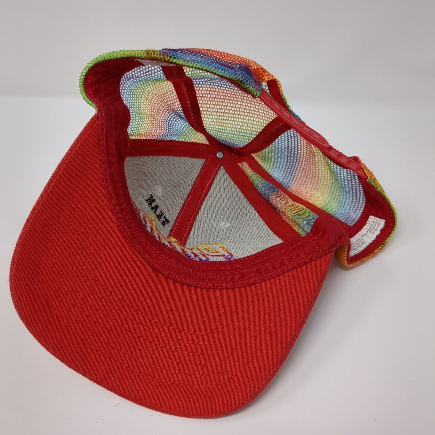 Team Pride Snapback Trucker Hat Multicolor OS Adjustable Mesh Back Spencer's