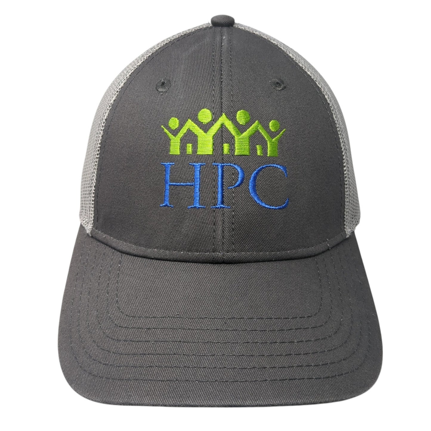 HPC Snapback Trucker Hat Gray One Size Mesh Back Outdoor Cap America
