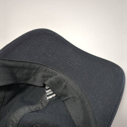 Adidas 3 Stripes Slideback Hat Black One Size Solid Climalite 6 Panel