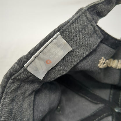 Decky Baseball Cap Gray One Size Side Zipper Pocket Hilltop Station Hat Strap