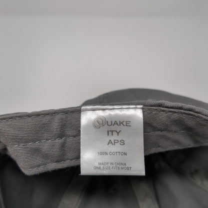 Intuit Patch Slideback Hat Gray One Size Adjustable Quake City Caps