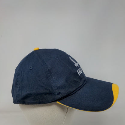 HCC Strapback Hat Blue OSFA Adjustable Embroidered 6 Panel Hit Wear
