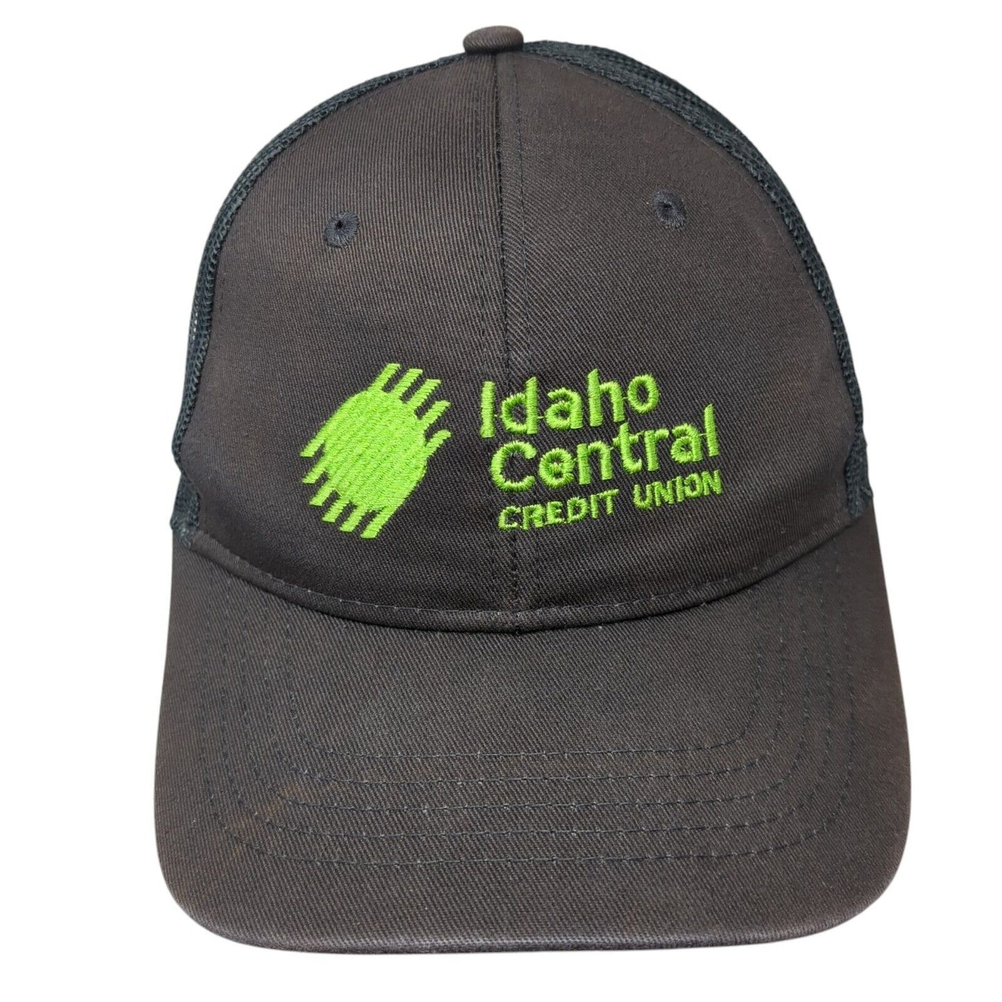 Idaho Central Credit Union Youth Snapback Trucker Hat Gray OS Port Authority