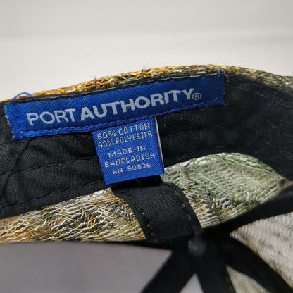 Port Authority Baseball Cap Green Brown Camo OSFM Sika Repair Mortars Mesh Hat