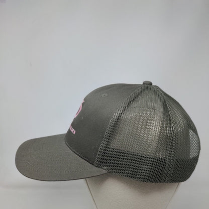 Davison Insurance Snapback Mesh Back Trucker Hat Grayish-Brown Adult