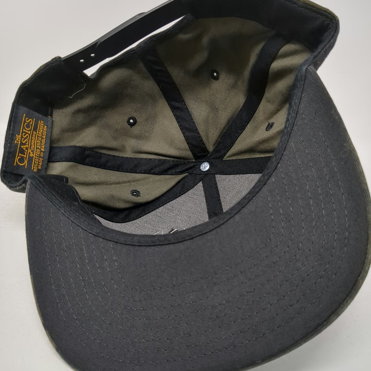 Yupoong Snapback Hat One Size Black Green Camo Jack Daniels Operation Ride Home