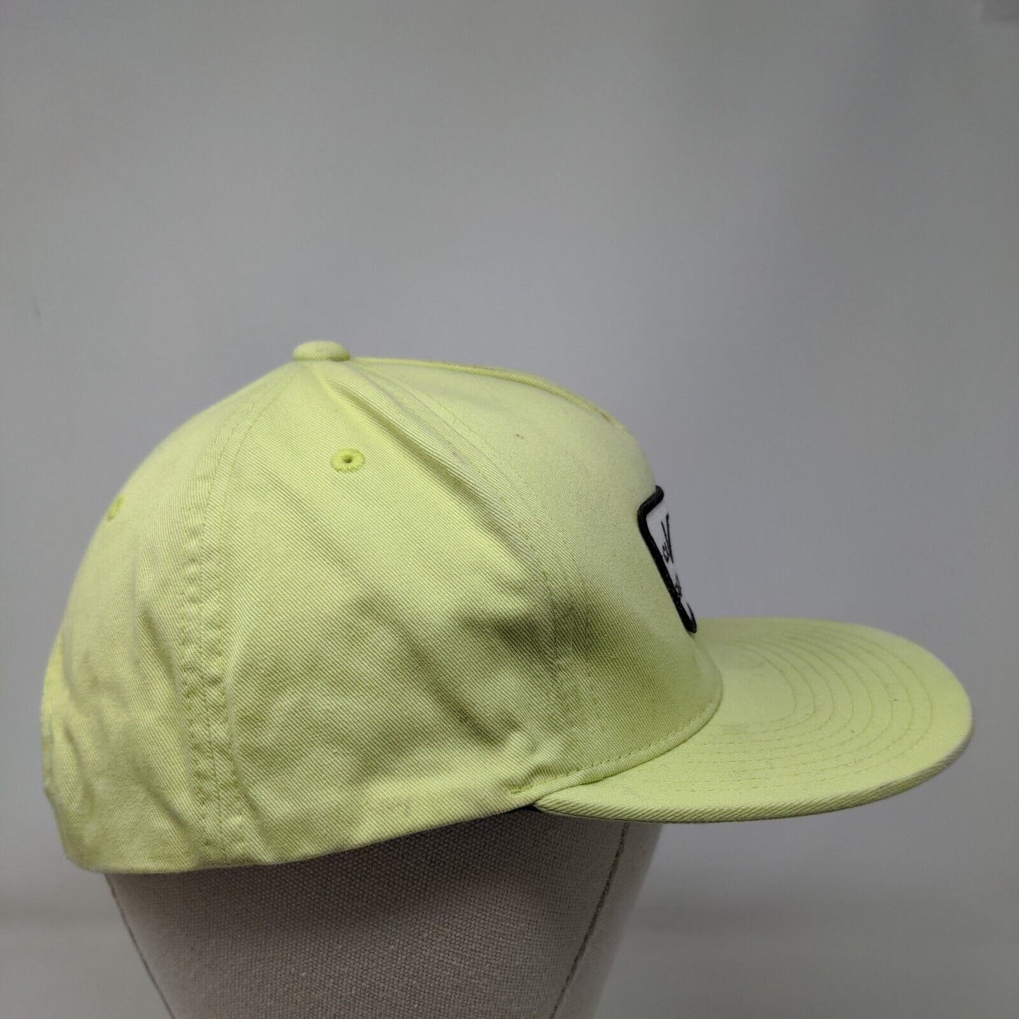 VANS Since 1966 Snapback Hat Green OSFA Adjustable Embroidered Vented Holes