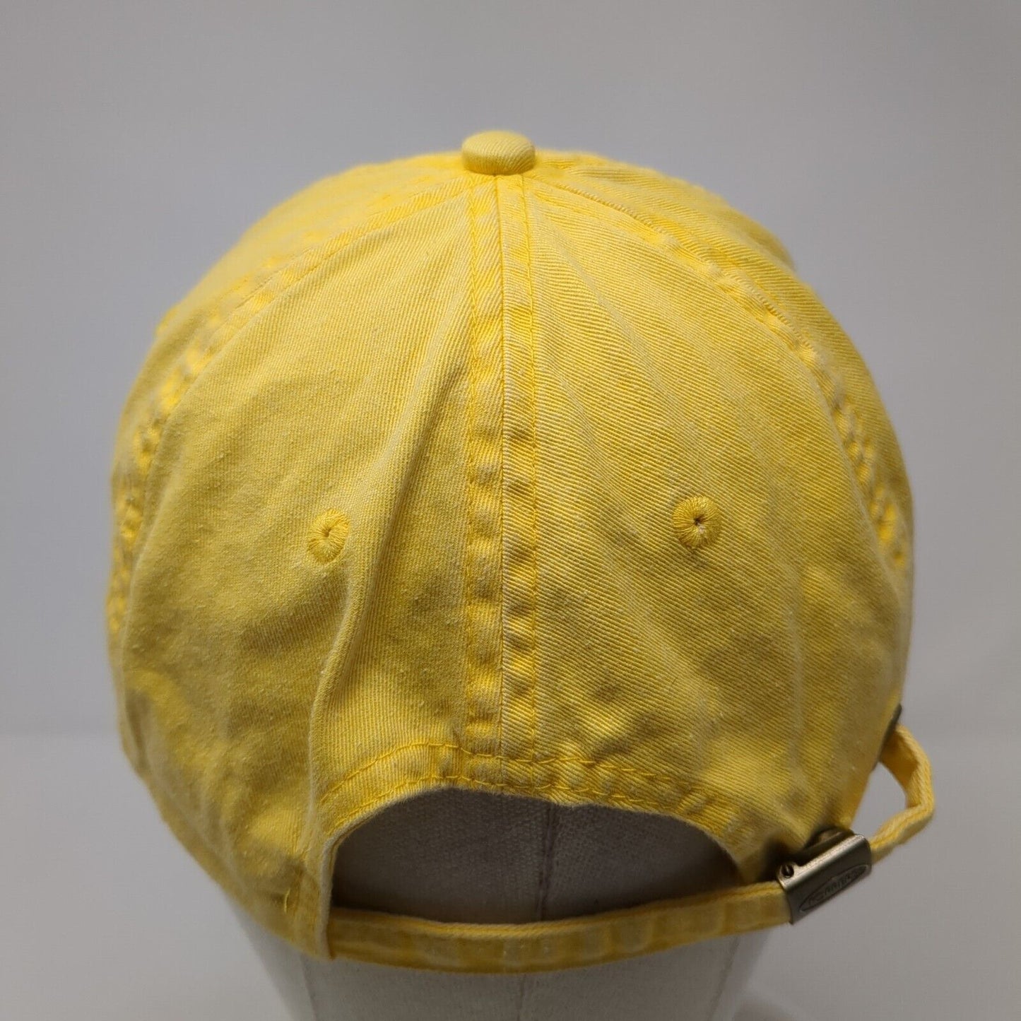 Lipton Slideback Hat Yellow One Size Adjustable Embroidered Toppers