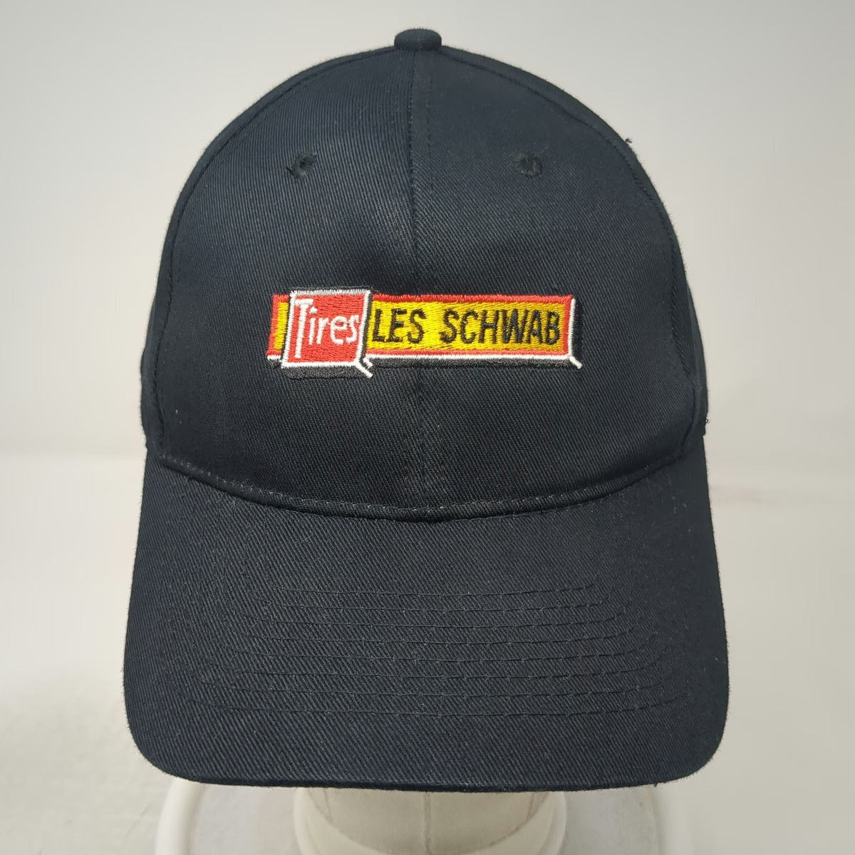 Quality Go USA Snapback Hat Black One Size Les Schwab Tires Embroidered Logo