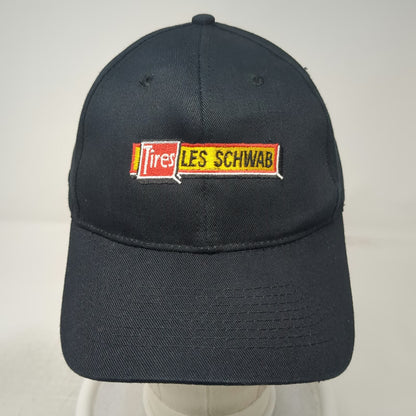 Quality Go USA Snapback Hat Black One Size Les Schwab Tires Embroidered Logo