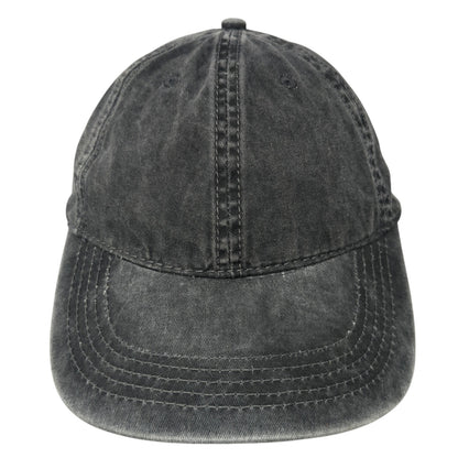 Unbranded Slideback Baseball Cap Gray One Size Adjustable 6 Panel Blank