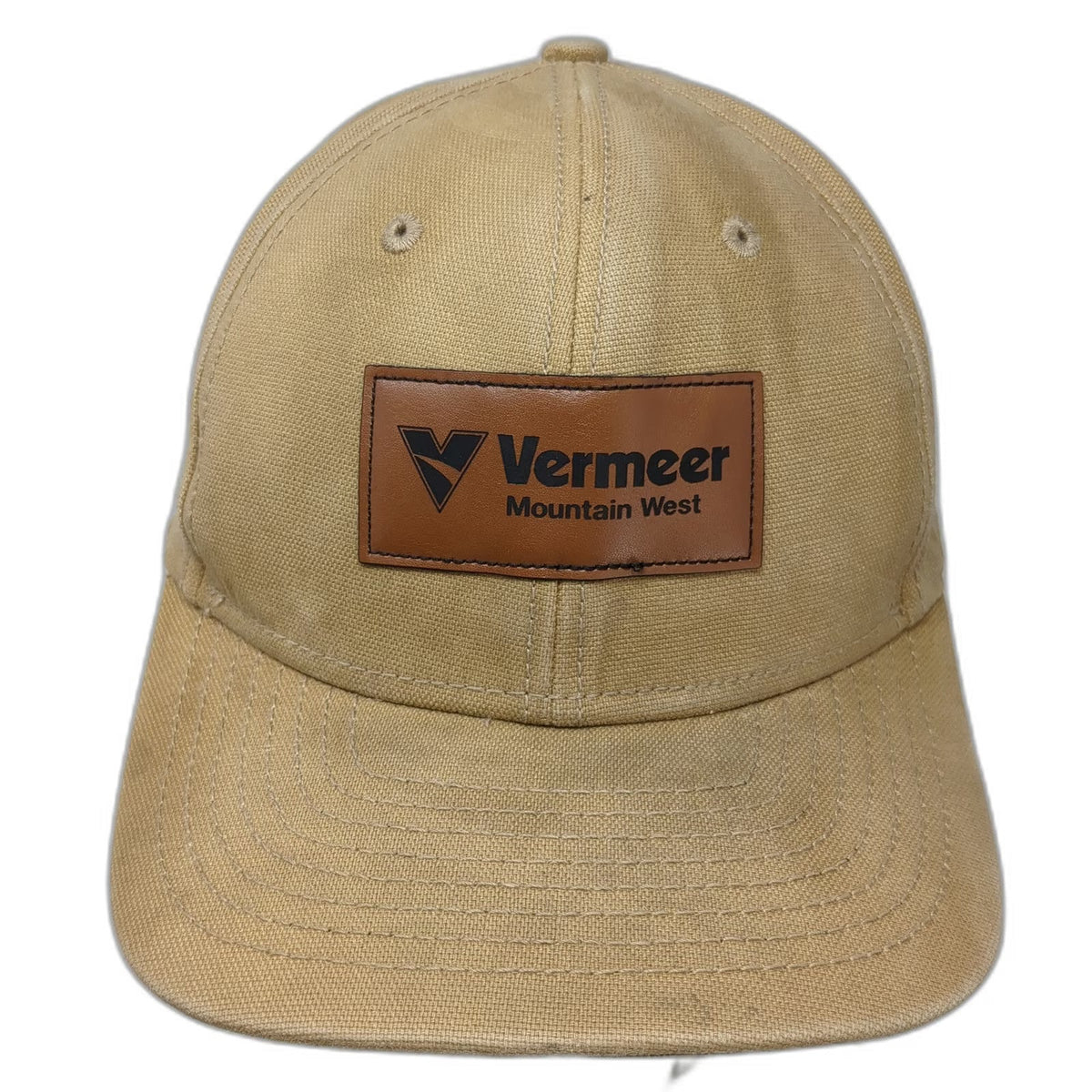 Identity Group Snapback Brown OSFM Vermeer Mountain West Patch Canvas Work Hat