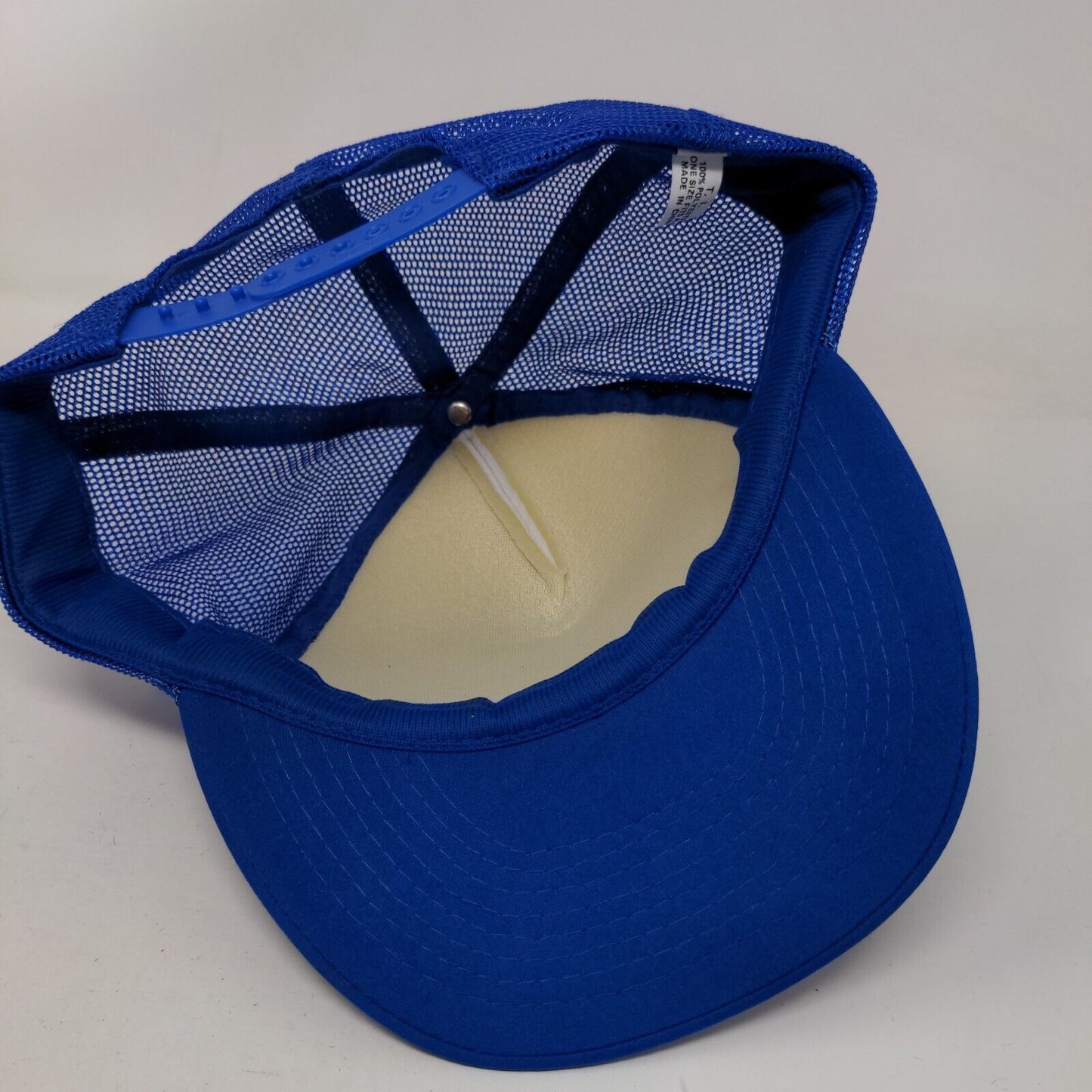 Knippelmier Chev The Heartbeat of America Mesh Back Rope Trucker Hat Blue OSFA