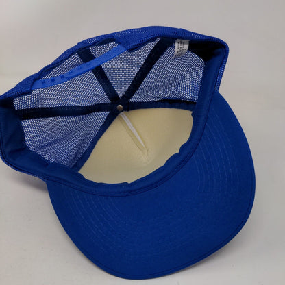 Knippelmier Chev The Heartbeat of America Mesh Back Rope Trucker Hat Blue OSFA