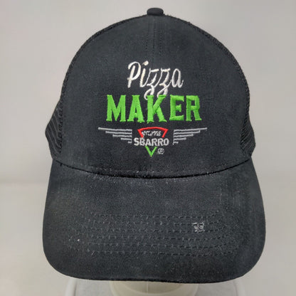 Pizza Maker Sbarro Strapback Mesh Back Trucker Hat Black OSFA Hit Wear