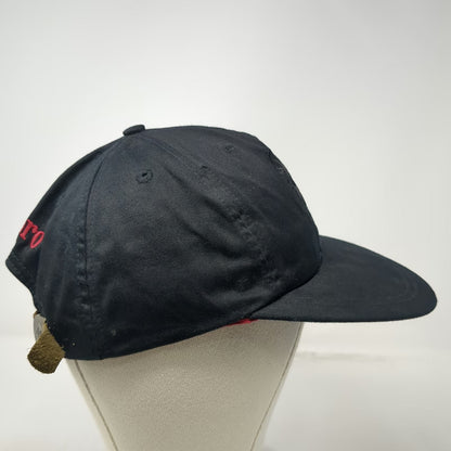 Marlboro Country Store Baseball Cap Black Slideback Red Embroidery Hat Vintage