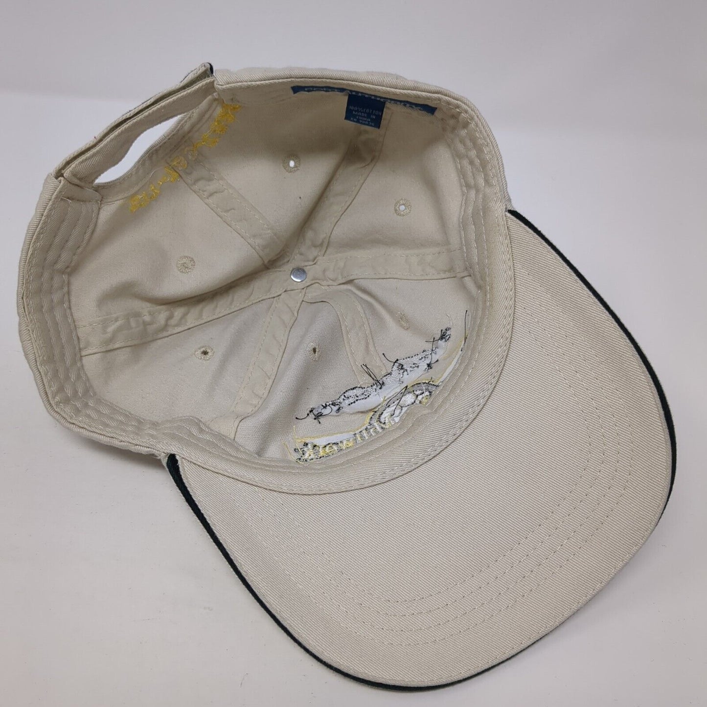 Shastina Millwork Strapback Hat Tan OS Adjustable Embroidered Port Authority