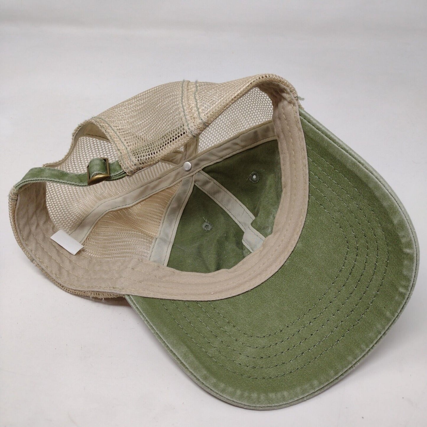 Unbranded Slideback Trucker Hat Multi Terrace Green OSFM Mesh Back