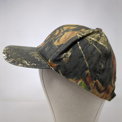 Outdoor Cap Strapback Hat Camo One Size Adjustable Mossy Oak 6 Panel