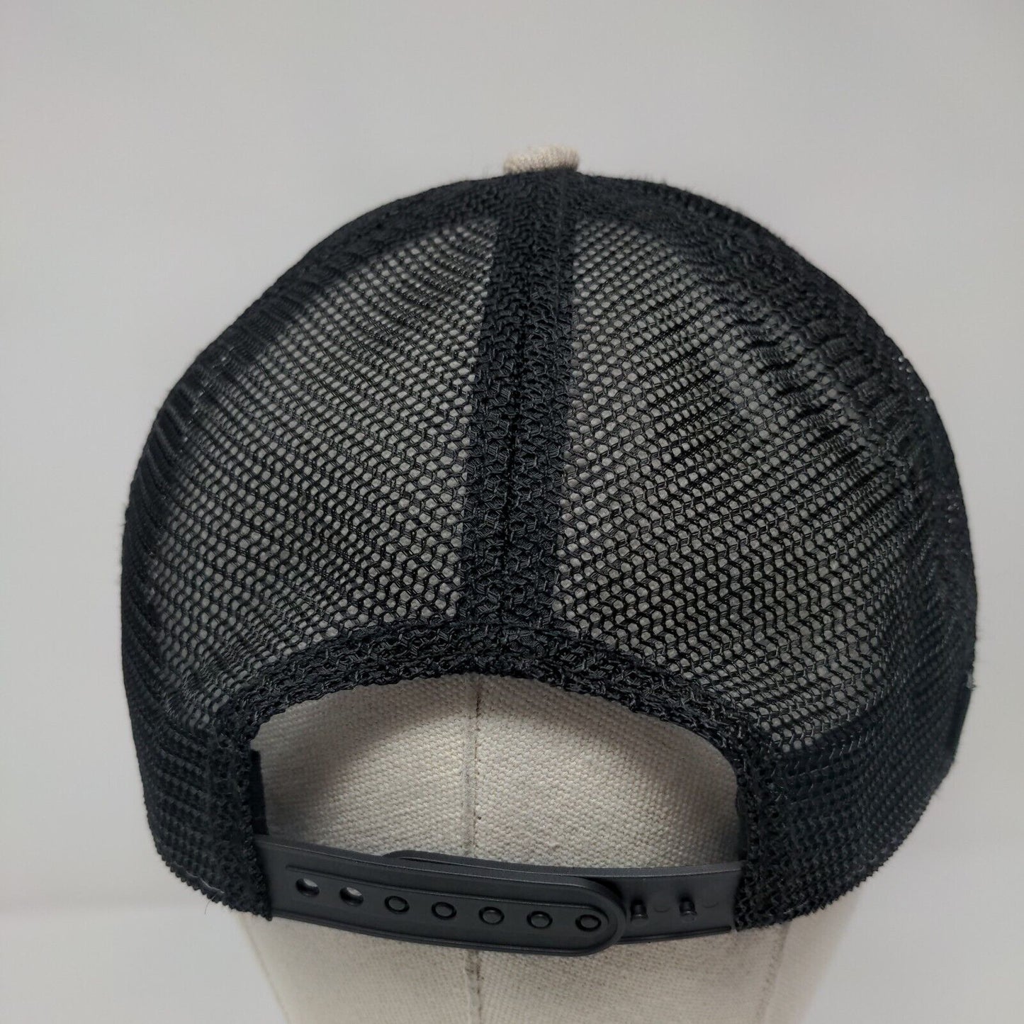 PNW Seaside Oregon Snapback Trucker Hat Tan One Size Mesh Back Legacy