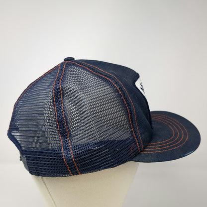 Modernage Homes Princeton Texas Trucker Hat Blue One Size Denim Mesh Snapback
