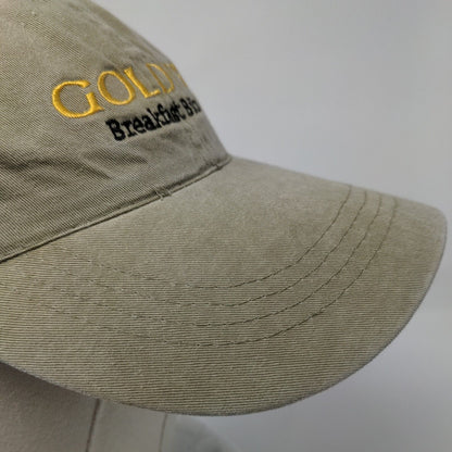 Goldy's Breakfast Bistro Slideback Hat Tan OSFA Solid Embroidered Otto
