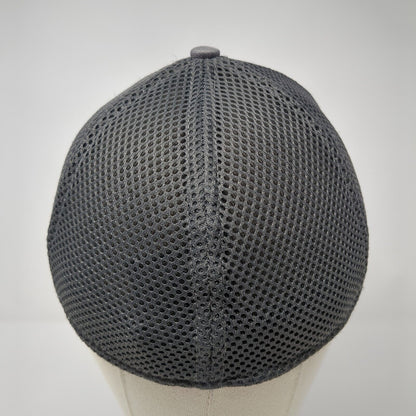 O'Reilly Auto Parts Fitted Hat Gray Medium-Large Stretch New Era 6 Panel