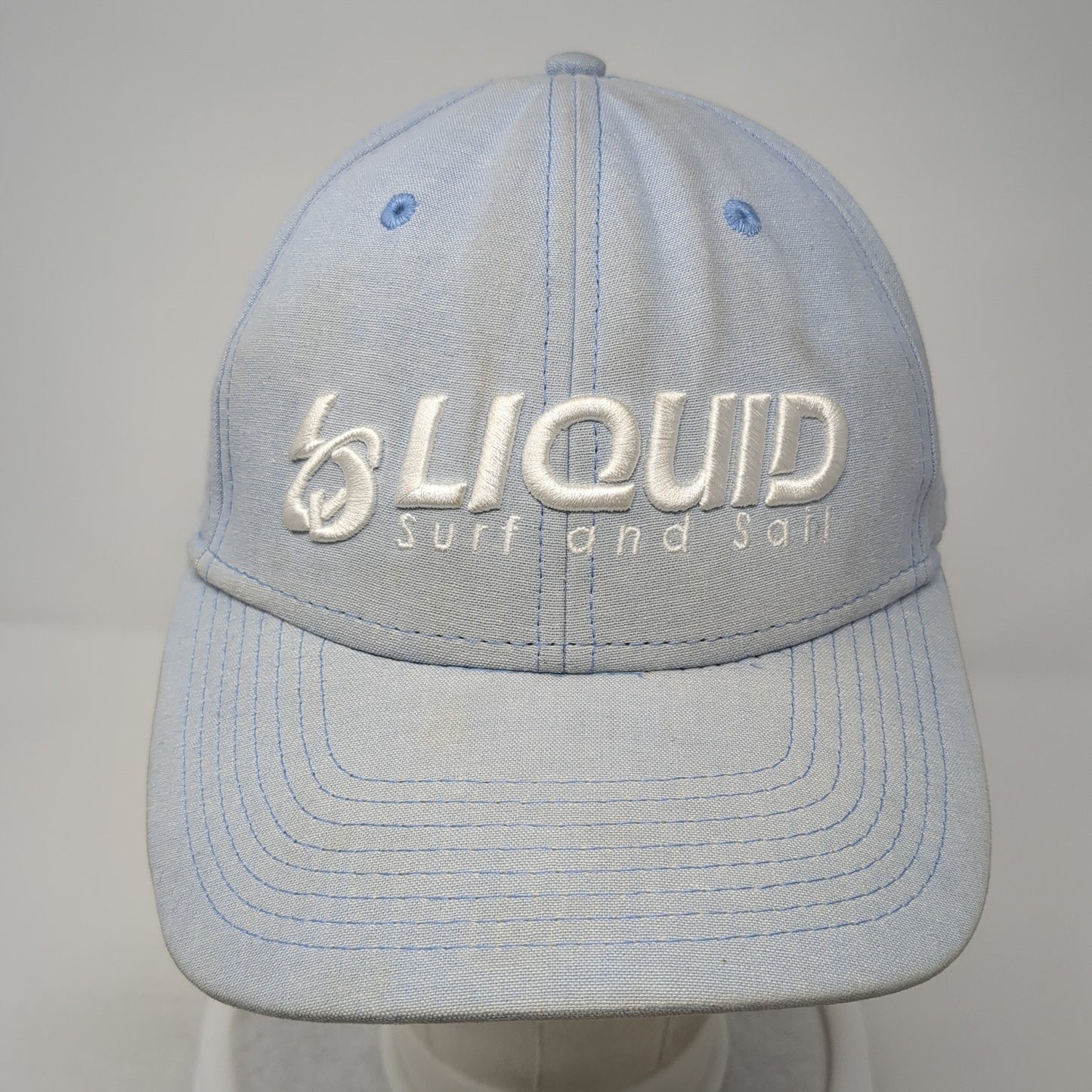Liquid Surf and Sail Snapback Hat Blue One Size Adjustable Pukka Inc