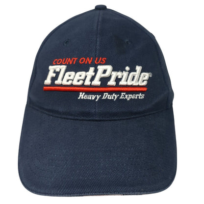 Count On Us Fleet Pride Heavy Duty Experts Strapback Hat Blue OS Adjustable