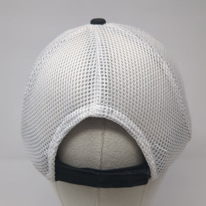 Stine Strapback Mesh Back Hat Black One Size Adjustable Embroidered