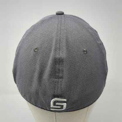 Under Armour Fitted Hat Gray L/XL Lightweight Embroidered 6 Panel Polyester