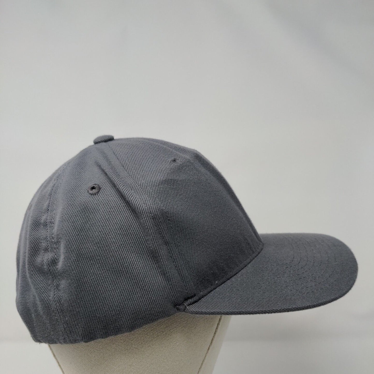 Zephyr Snapback Hat Gray One Size Adjustable Embroidered 6 Panel Blank Polyester