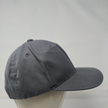 Zephyr Snapback Hat Gray One Size Adjustable Embroidered 6 Panel Blank Polyester