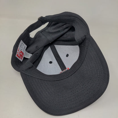 Chick-fil-A Slideback Hat Black One Size Adjustable Embroidered Oobe