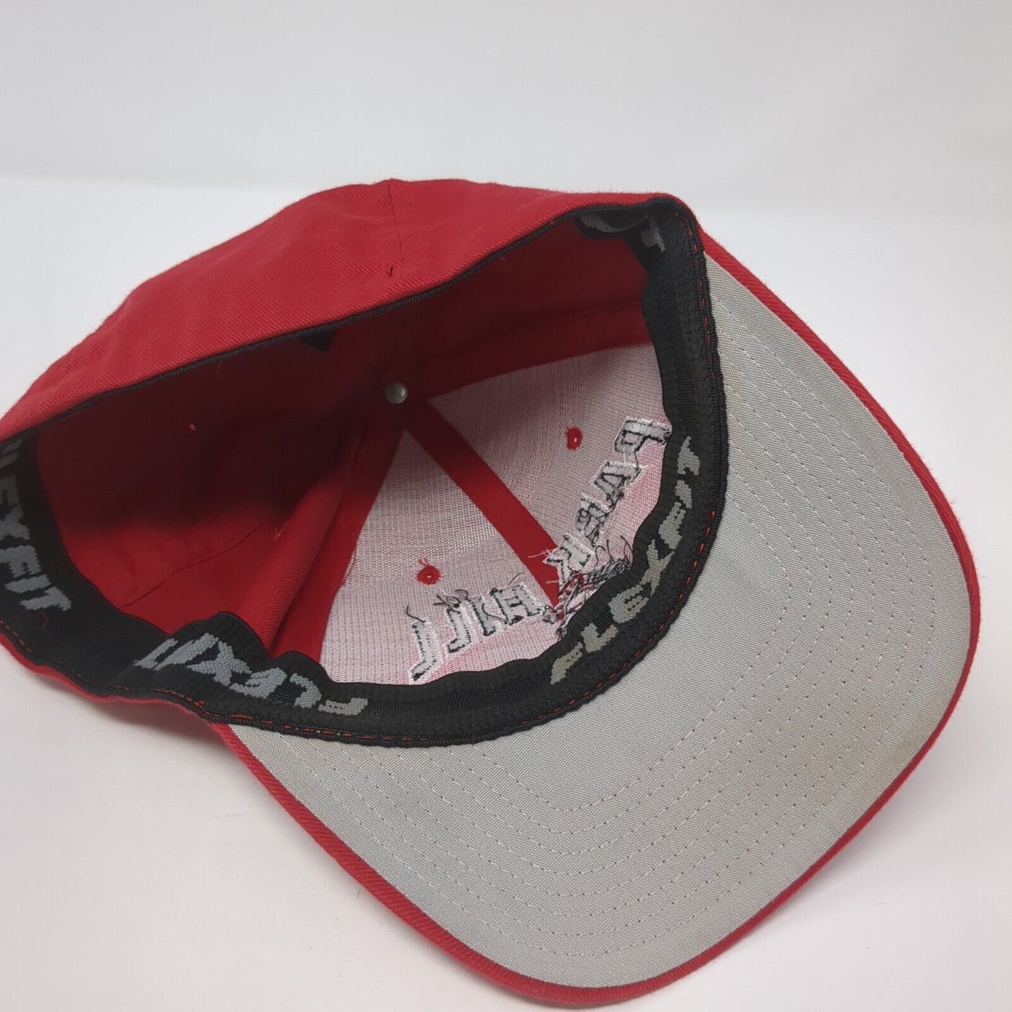 Park Hill Fitted Hat Red Small-Medium Embroidered Flexfit Yupoong