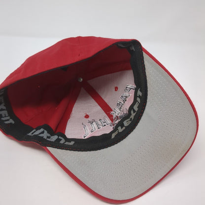 Park Hill Fitted Hat Red Small-Medium Embroidered Flexfit Yupoong