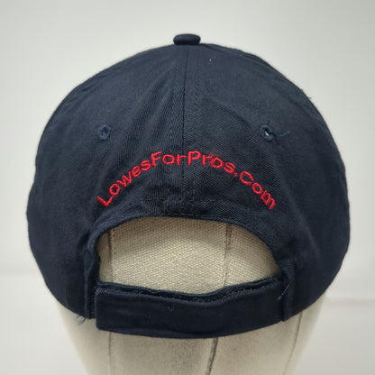 Hatteras Hats Lowes for Pros Baseball Cap Blue One Size Pockets Strapback Hat