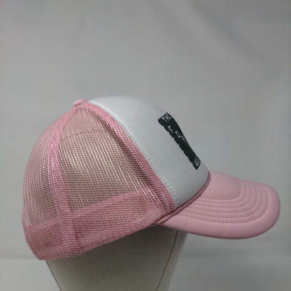 The City of Forks Welcome You Snapback Trucker Hat Pink OS Mesh Back Rope Nissun