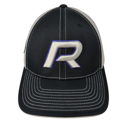 Rocky Herb Fitted Trucker Hat Black 8 Embroidered Mesh Back Pacific Headwear