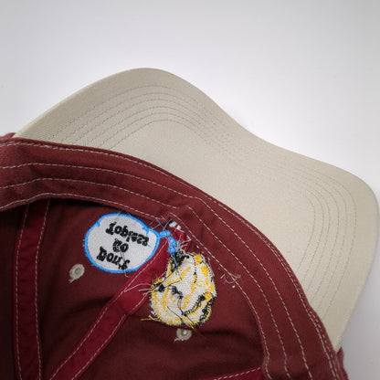 Don't Go Topless Save On Shells Strapback Hat Red One Size Embroidered
