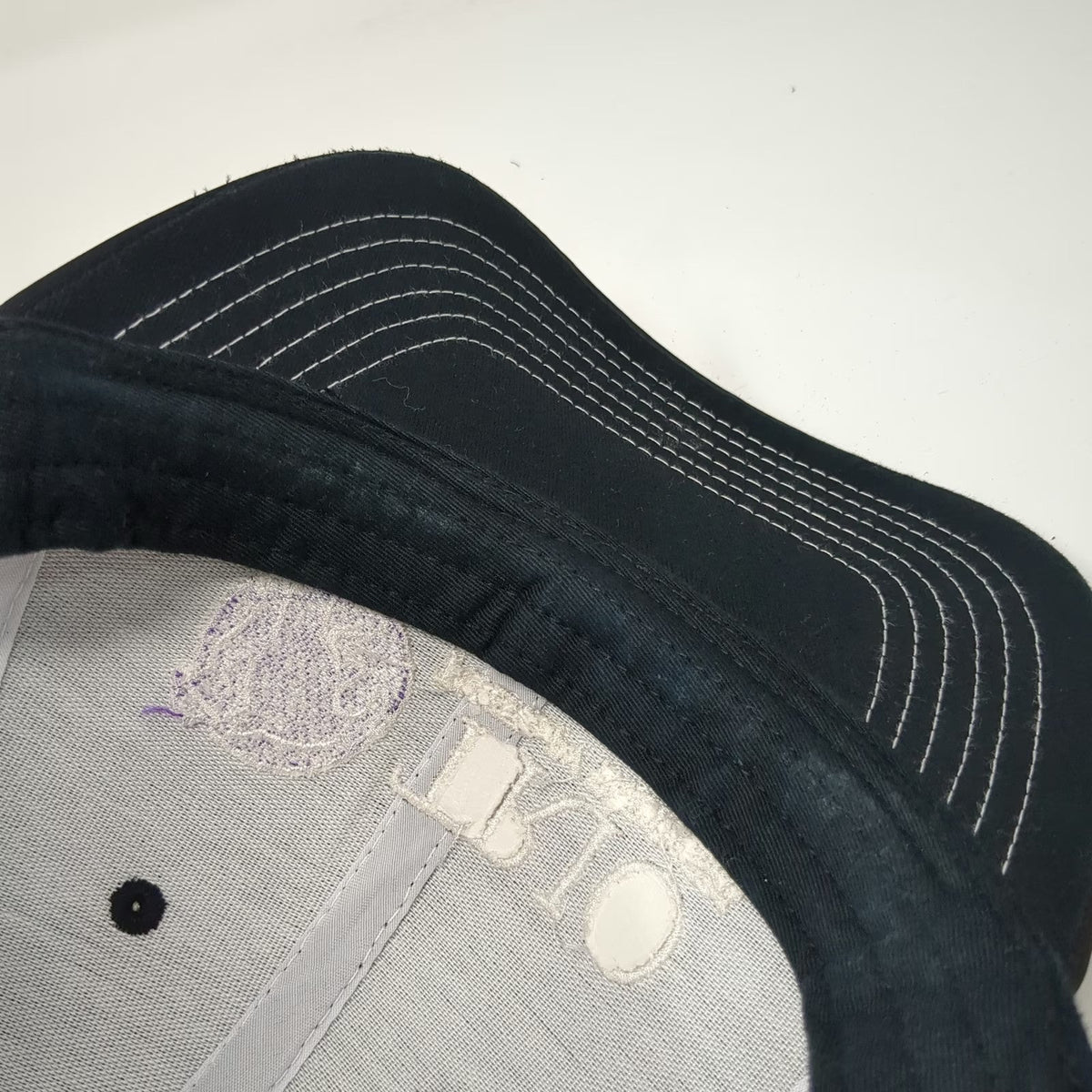 Top of the World Trucker Hat Black White One Size Mesh Snapback Horse Therapy