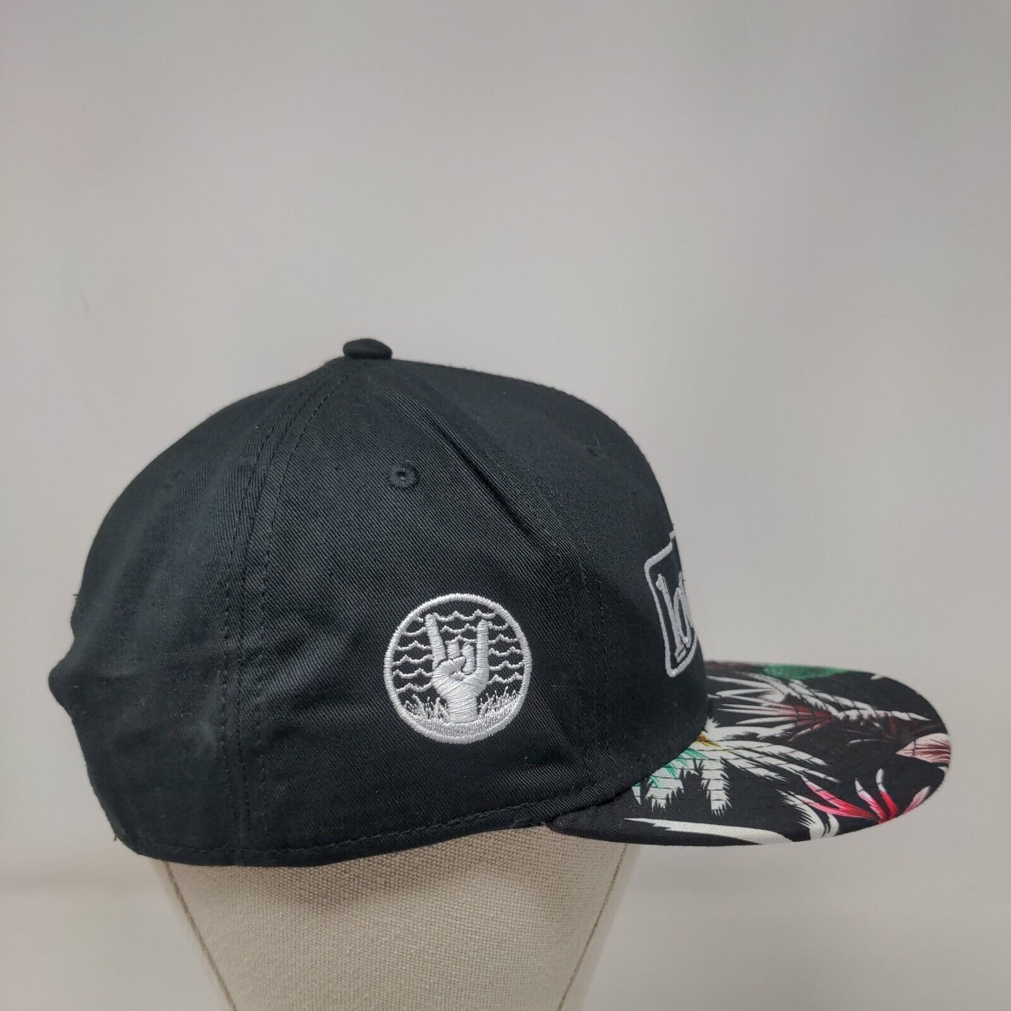 Low Life Bar Snapback Hat Multicolor OSFA Adjustable Embroidered Floral Otto