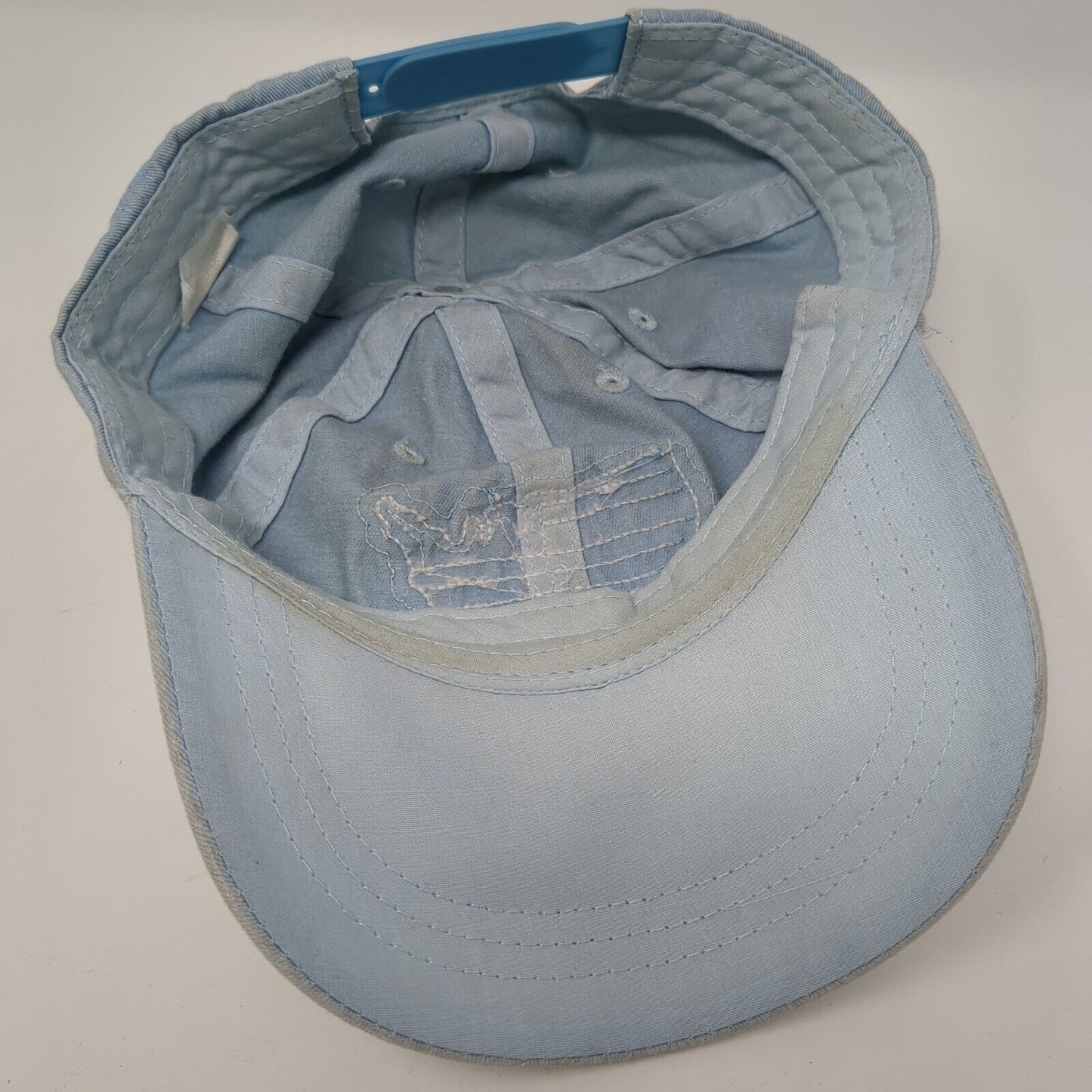 USA United States Map Flag Patch Snapback Hat Blue One Size Adjustable