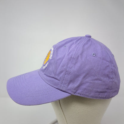 Hello Sunshine Life Is Good Slideback Hat Purple One Size Adjustable