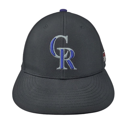 Colorado Rockies Team MLB Strapback Hat Black OSFM Embroidered OC Sports