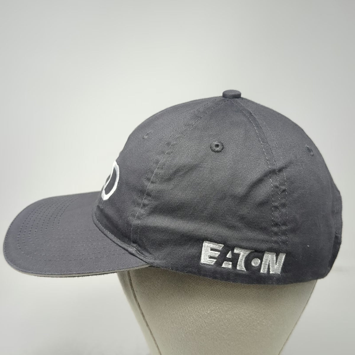 Port Authority Baseball Cap Gray One Size CED Eaton Logo Cotton Hat Sandwich