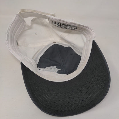 Richardson Strapback Hat Gray One Size Adjustable Embroidered Colorblock