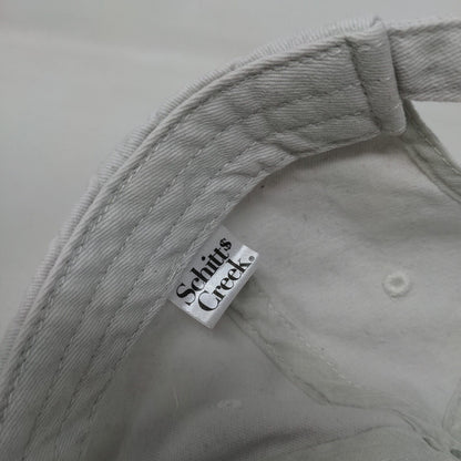 Schitt's Creek Slideback Hat Gray One Size Adjustable Embroidered
