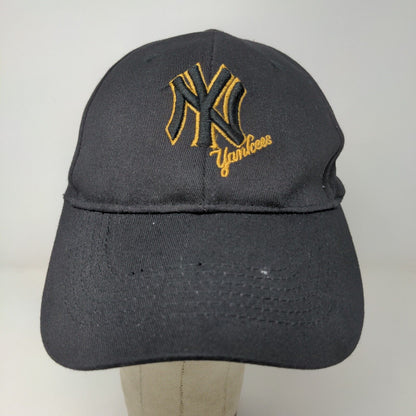 Unbranded Men's Slideback Hat Black Adjustable Embroidered New York Yankees Logo